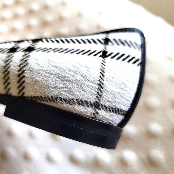 NWT French Connection Plaid Flats Size 6 - Picture 12 of 12